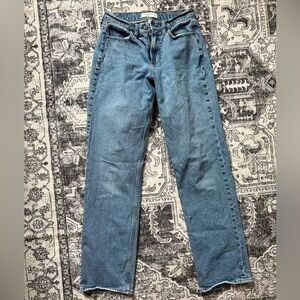 A&F Abercrombie & Fitch Womens Low Rise Baggy Jean 24 Long